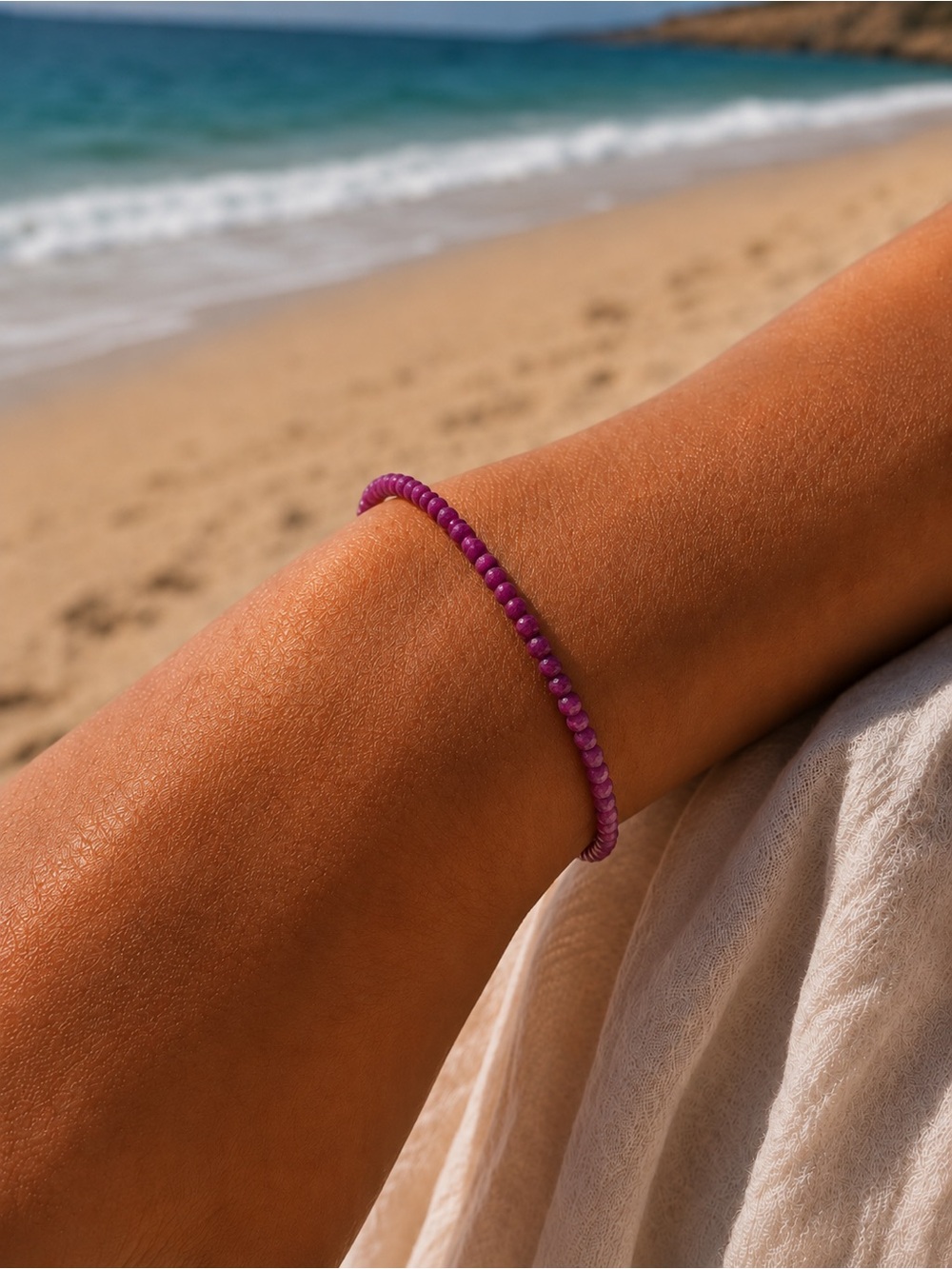 Ruby Bracelet/Anklet- Made to Order